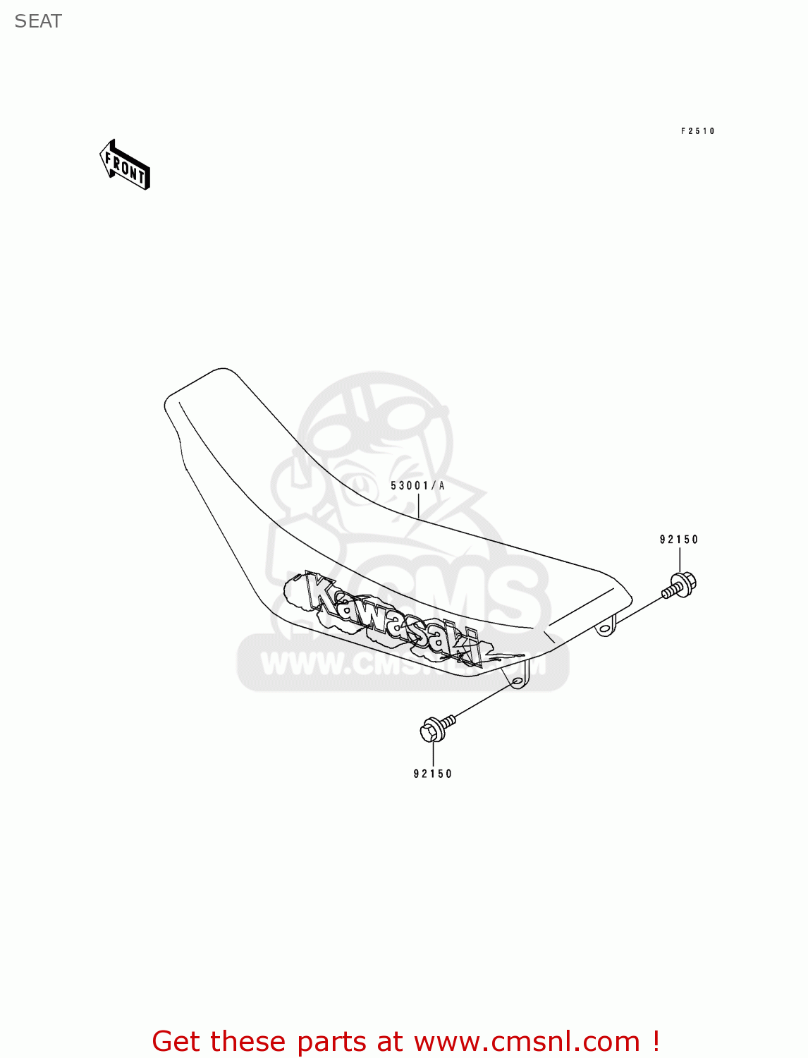 SEAT KX250-J2 1993 KX250 EUROPE AS