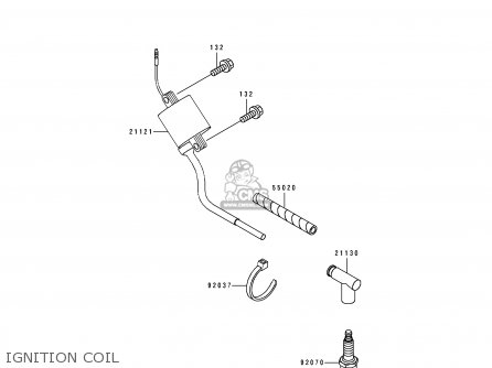 IGNITION COIL - KX250-J2 1993 KX250 EUROPE AS