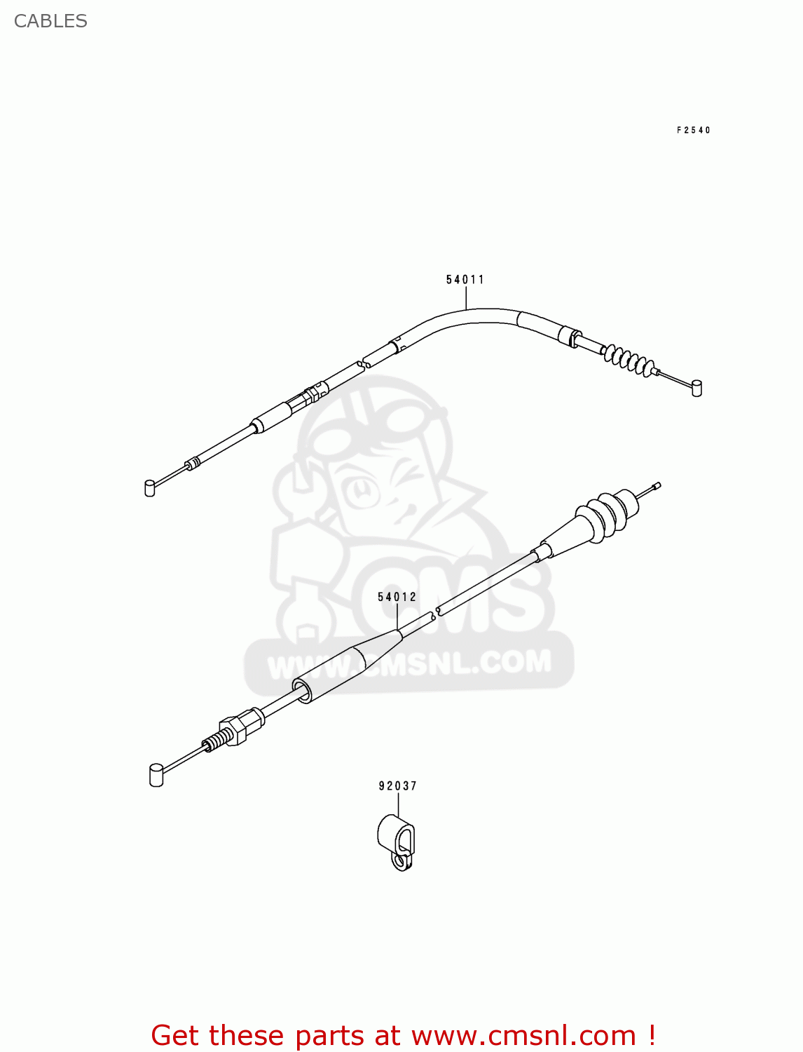 CABLES KX250-K1 1994 EUROPE AS