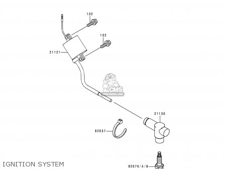 IGNITION SYSTEM - KX250-K1 1994 EUROPE AS