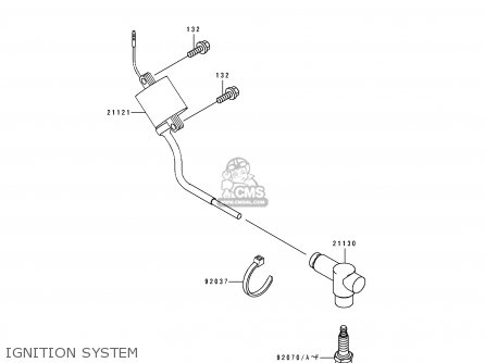 IGNITION SYSTEM - KX250-K1 1994 USA CANADA
