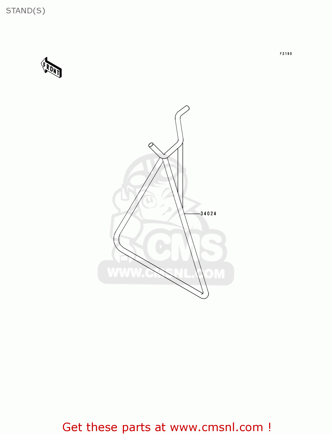 STAND(S) KX250-K2 1995 EUROPE AS