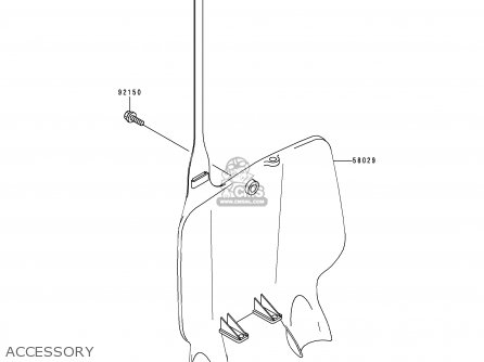 ACCESSORY - KX250-K3 1996 USA CANADA