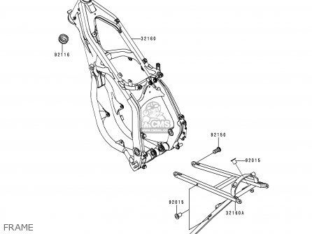 FRAME - KX250-L1 1999 EUROPE FR AS