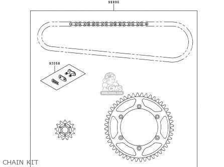 CHAIN KIT - KX250-L1 1999 USA CANADA