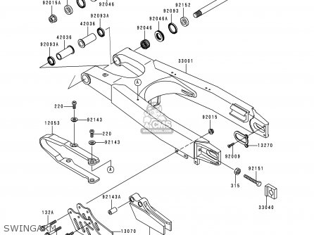 SWINGARM - KX250-L2 2000 EUROPE AS