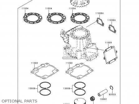 OPTIONAL PARTS - KX250-L2 2000 EUROPE AS