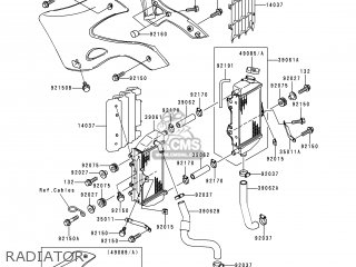 RADIATOR - KX250-L2 2000 USA CANADA