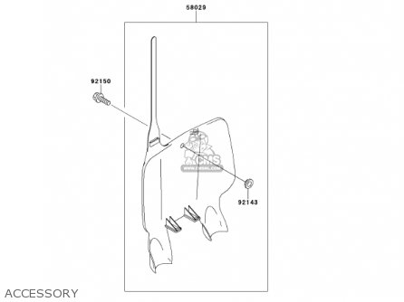 ACCESSORY - KX250-L3 KX250 2001 USA CANADA