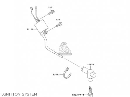 IGNITION SYSTEM - KX250-L3 KX250 2001 USA CANADA