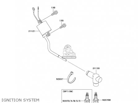 IGNITION SYSTEM - KX250-L4 KX250 2002 USA CANADA