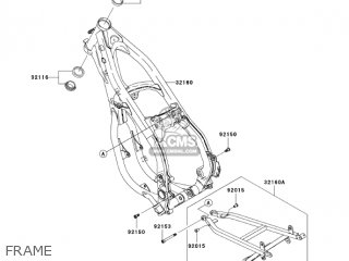 FRAME - KX250-M1 KX250 2003 USA CANADA