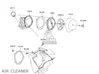 AIR CLEANER - KX250-M1 KX250 2003 USA CANADA