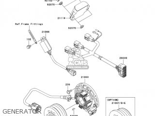 GENERATOR - KX250-M1 KX250 2003 USA CANADA