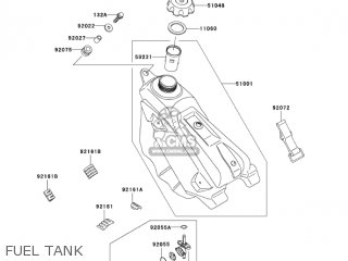 FUEL TANK - KX250-M1 KX250 2003 USA CANADA