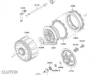 CLUTCH - KX250-M1 KX250 2003 USA CANADA