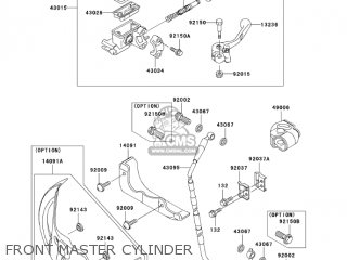 FRONT MASTER CYLINDER - KX250-M1 KX250 2003 USA CANADA
