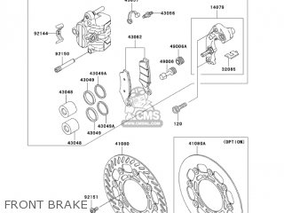 FRONT BRAKE - KX250-M1 KX250 2003 USA CANADA