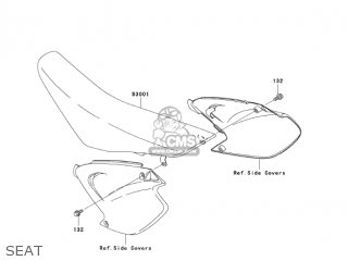SEAT - KX250-M1 KX250 2003 USA CANADA
