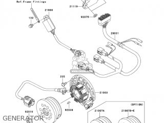 GENERATOR - KX250-M2 KX250 2004 USA CANADA