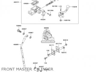 FRONT MASTER CYLINDER - KX250-M2 KX250 2004 USA CANADA