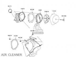 AIR CLEANER - KX250-M2 KX250 2004 USA CANADA