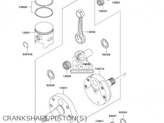 CRANKSHAFT/PISTON(S) - KX250-M2 KX250 2004 USA CANADA