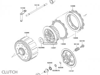 CLUTCH - KX250-M2 KX250 2004 USA CANADA