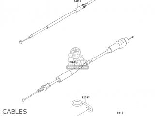 CABLES - KX250-M2 KX250 2004 USA CANADA