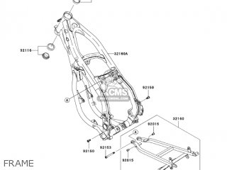 FRAME - KX250-M2 KX250 2004 USA CANADA