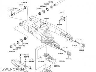 SWINGARM - KX250-M2 KX250 2004 USA CANADA