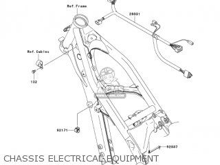CHASSIS ELECTRICAL EQUIPMENT - KX250-N2 KX250F 2005 USA CANADA