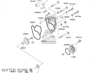WATER PUMP - KX250-N2 KX250F 2005 USA CANADA