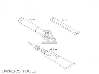 OWNER'S TOOLS - KX250-N2 KX250F 2005 USA CANADA