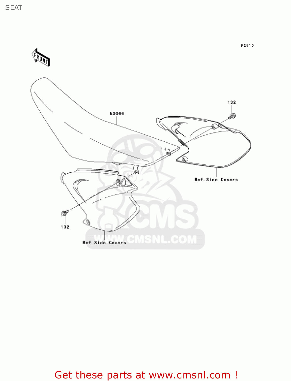 SEAT KX250-R1 KX250 2005 USA CANADA