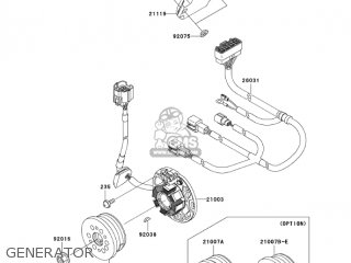 GENERATOR - KX250-R1 KX250 2005 USA CANADA