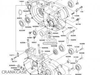 CRANKCASE - KX250-R1 KX250 2005 USA CANADA