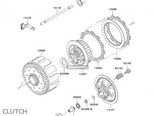 CLUTCH - KX250-R1 KX250 2005 USA CANADA