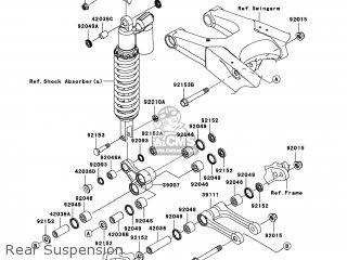 Kawasaki KX250-W9FA KX250F 2009 USA parts lists and schematics