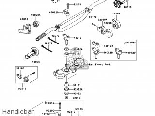 Kawasaki KX250-XAFB KX250F 2010 USA parts lists and schematics