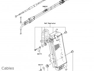 Kawasaki KX250-ZDF KX250F 2013 USA parts lists and schematics