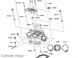 Kawasaki KX250-ZDF KX250F 2013 USA parts lists and schematics