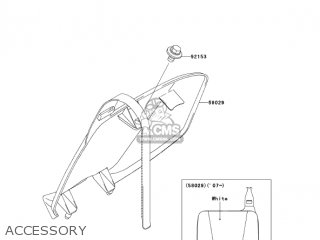 ACCESSORY - KX250R6F KX250 2006 USA CANADA