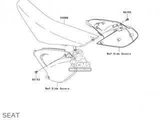 SEAT - KX250R6F KX250 2006 USA CANADA