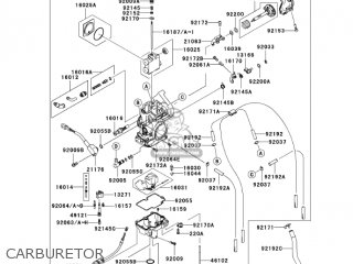 CARBURETOR - KX250T6F KX250F 2006 USA CANADA