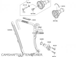 CAMSHAFT(S)/TENSIONER - KX250T6F KX250F 2006 USA CANADA