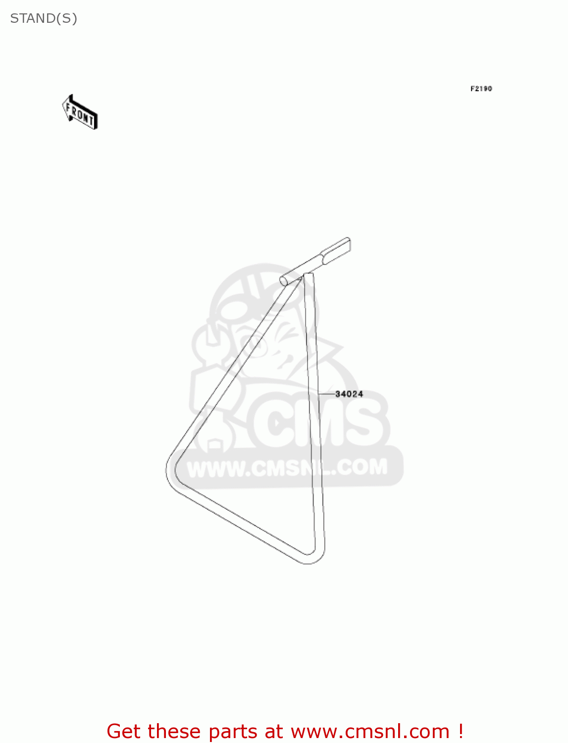 STAND(S) KX250T7F KX250F 2007 USA CANADA
