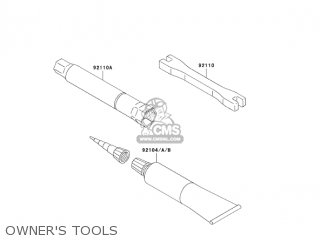 OWNER'S TOOLS - KX250T7F KX250F 2007 USA CANADA