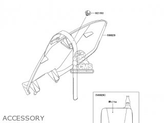 ACCESSORY - KX250T7F KX250F 2007 USA CANADA