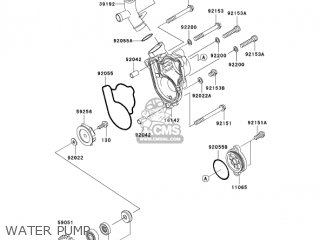 WATER PUMP - KX250T7F KX250F 2007 USA CANADA